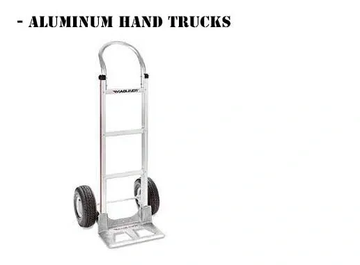 A hand truck with wheels on it